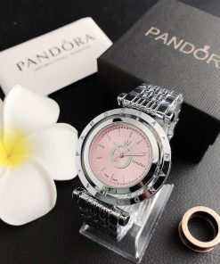 Pandoraes marque de luxe Quartz poignet robe femmes montres Bracelet en argent dames montre en acier inoxydable horloge étanche montre P34