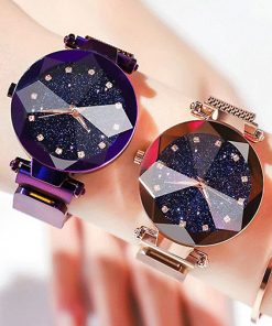 Montres ciel étoilé pour femmes, montre-bracelets de luxe et à Quartz, en diamant, à la mode